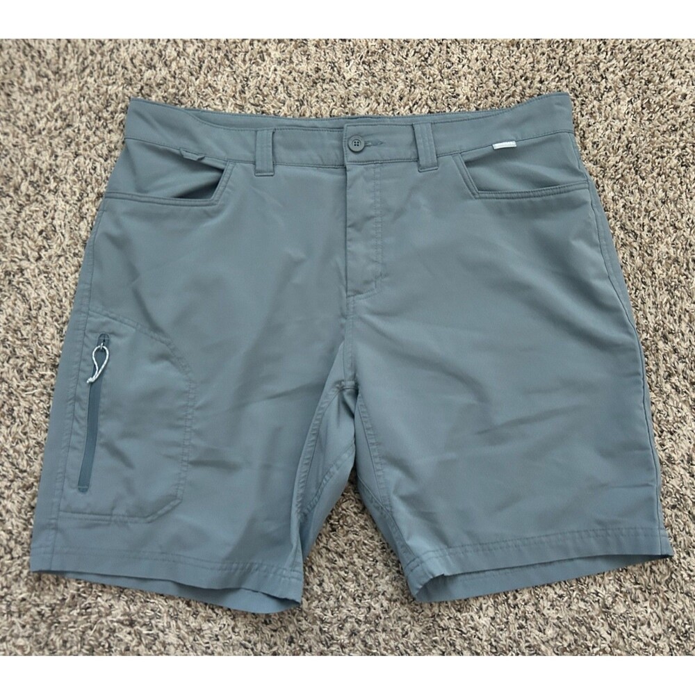 Simms Shorts Mens 38 Blue Gray 9" Fishing